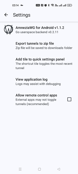 AmneziaWG screenshot